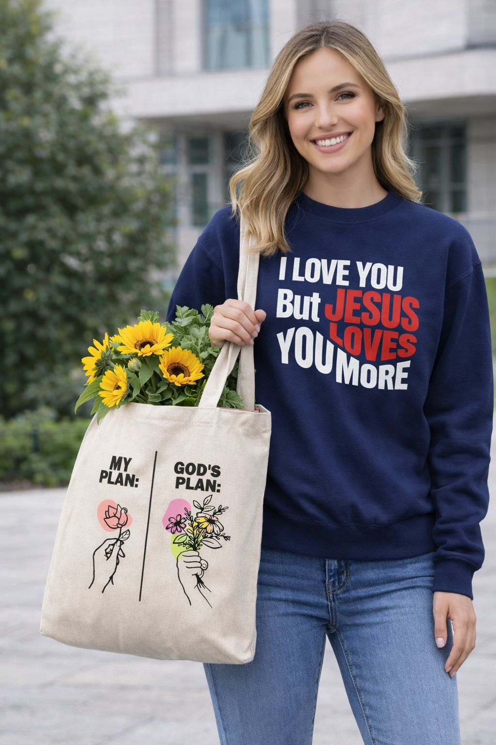 Jesus Love You More - Sweatshirt