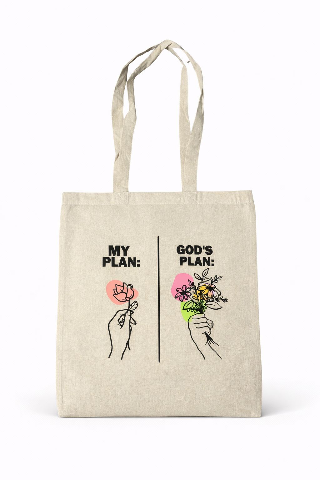 My Plan; God's Plan - Tote Bag